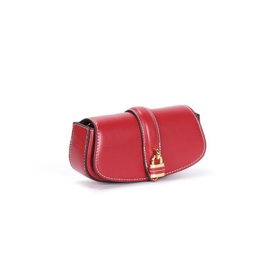 Bolsa Pequena Soft Vermelho Alça Transversal