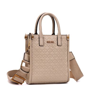 Bolsa Tote Soft Bege Alça Dupla