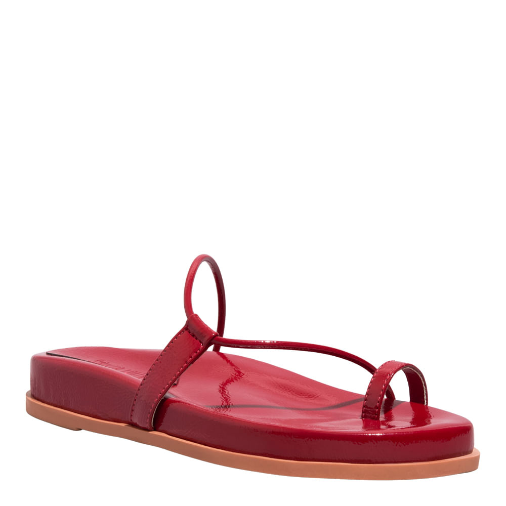 0413-004 軽快車　26インチ　レッド Papete Verniz Show Vermelho Cherry Tiras Finas - Santa Lolla