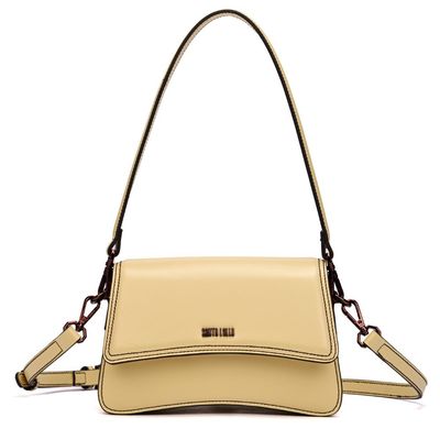 Bolsa Pequena Soft Amarela Alça Dupla