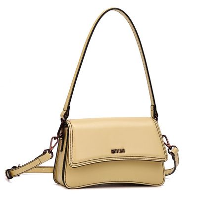 Bolsa Pequena Soft Amarela Alça Dupla