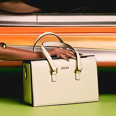 Bolsa Tote Soft Off White Alça Dupla
