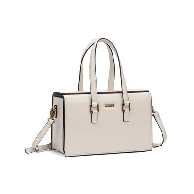 Bolsa Tote Soft Off White Alça Dupla