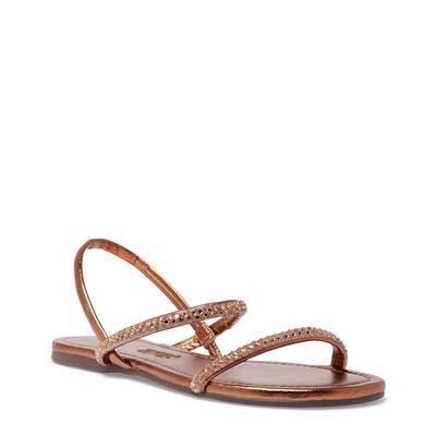 Rasteira Metalizada Soft Bronze Brilho