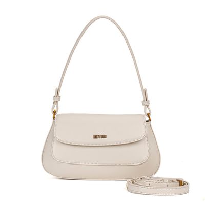 Bolsa Baguete Soft Média Off White
