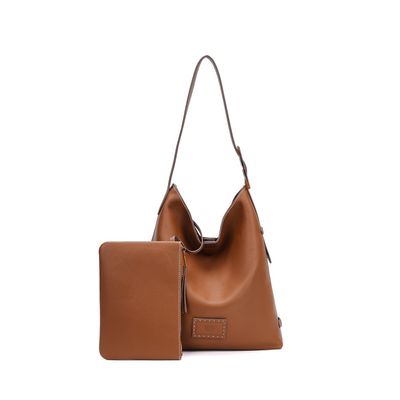 Bolsa Hobo Grande E Clutch Floater Marrom
